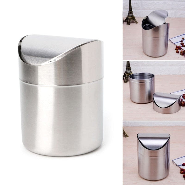 Mini poubelle de table inox <br> Nordiq