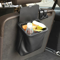 2 pièces Auto voiture poubelle poubelle Mini poubelle poubelle stockage des  déchets pour voiture bureau à domicile bureau (jaune, bleu) 