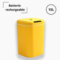 Poubelle jaune cuisine  15L / Batterie